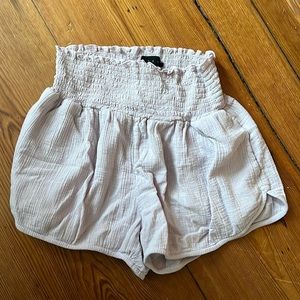 Hatch Women's High Waist Shorts - Light purple